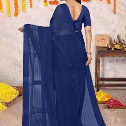 MIRCHI FASHION Embellished Poly Georgette Saree image 3