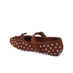 THE WHITE POLE Women Embellished Round Toe Bows Mules image 2