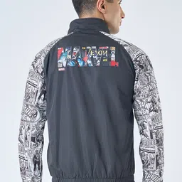 SF JEANS by Pantaloons Men Crop Sporty Jacket with Embroidered image 5