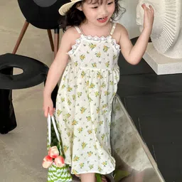StyleCast x Revolte Girls Floral Printed A-Line Dress-image-72