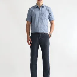 Arrow Men Windowpane Checks Checked Casual Shirt image 4