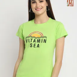 Dreambe Women Typography Printed T-shirt-picture-11