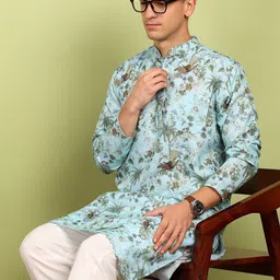 FUBAR Men Printed Kurta image 2
