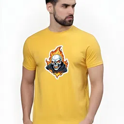 KaamBhari Graphic Printed Round Neck Regular Fit Cotton T-shirt-picture-41