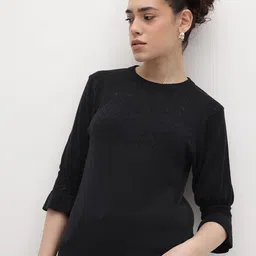 The Roadster Life Co. Open Knits Bell Sleeve Top-image-0