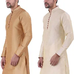 JEXI Men Thread Work Kurta image 5