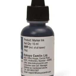 kokuyo camlin Camlin White Board Marker Ink Black - 15 ml (Color may vary) image 2