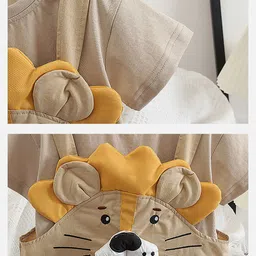 Little Surprise Box LLP Baby Lion Dungarees Style Set image 3