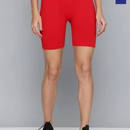 Jinfo Women Pack of 2 Cotton Skinny Fit Cycling Sports Shorts-image-65