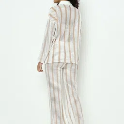 SHOWOFFFF Edition Striped Shirt With Trousers Co-Ords image 2