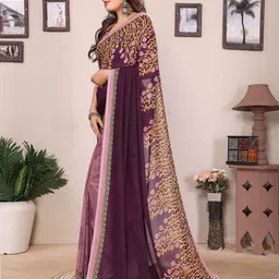 Moda Rapido Ethnic Motifs Printed Half and Half Saree image 3