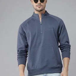 Park Avenue Mock Collar Raglan Sleeves Sweatshirt-picture-18