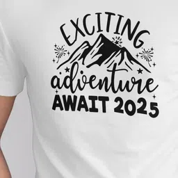 Seekbuylove Men Exciting Adventure Awaits 2025 Printed Bio Finish Regular Fit T-shirt image 3
