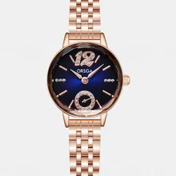 ORSGA Women Dial & Stainless Steel Bracelet Style Straps Analogue Watch OL-9886-VERVE-BLU-picture-18