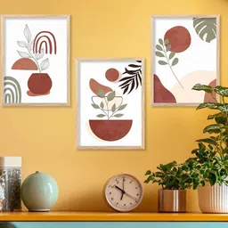 walllane Floral Wall Art With Frame Home Decor Wall Painting For Living Room Office Bedroom-picture-22