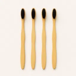 Bamboo Toothbrush with Charcoal Activated Soft Bristles Soft Toothbrush Ultra Soft Toothbrush-image-6