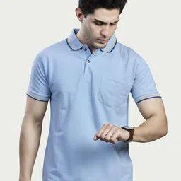 BE POSITIVE Men Pockets Polo Collar T-shirt-image-83