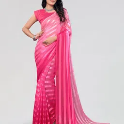 Moda Rapido Striped Satin Saree-picture-32