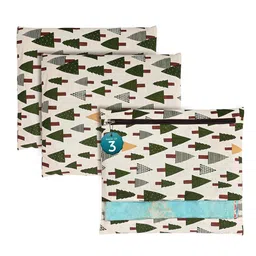 Kuber Industries Green Set of 3 Regular Multi-Utility Organisers-picture-20