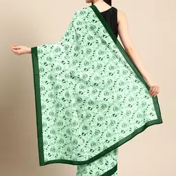 BUTA BUTI Floral Pure Cotton Saree image 2