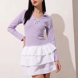 STREET 9 Ruffled Mini Dress image 5