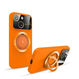QRIOH Solid Printed iPhone 14 Plus Back Case Mobile Accessories-picture-43