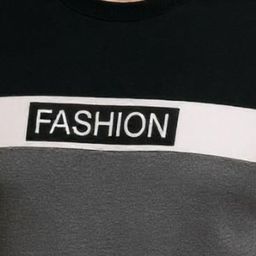 AUTNA Men Colourblocked Round Neck Sweatshirt image 3