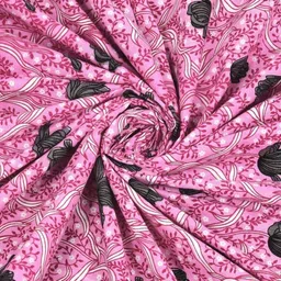 Myntra Elegant Homes Grey & Pink Floral 180 TC King Bedsheet with 2 Pillow Covers image 5