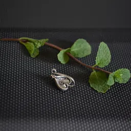 SHREEVARAM Silver Plated Brass Nose Ring-picture-25