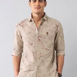 U.S. Polo Assn. Denim Co. Men Classic Floral Opaque Printed Casual Shirt-image-84