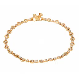 Anouk Gold-Plated Artificial Stones Anklet image 4