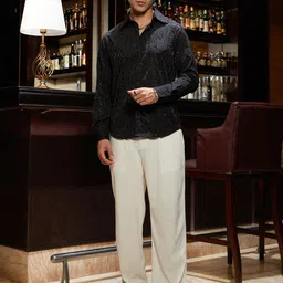 Campus Sutra Men Floral Print Comfort Slim Fit Casual Shirt-image-60