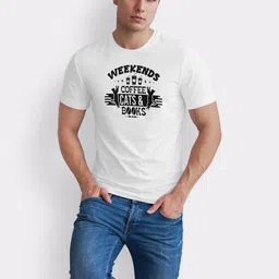 Seekbuylove Men Typography Printed Bio Finish T-shirt image 4