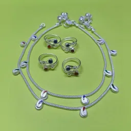 AamNa Enterprises Silver-Plated Anklet-picture-27