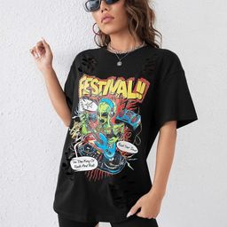 Stylecast X Slyck Printed T-shirt-picture-49
