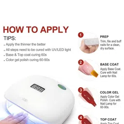 BELLE GAGA Hema Free High Gloss Soak Off UV Gel Nail Polish - 10 ml - Shade - BG 9148 image 2