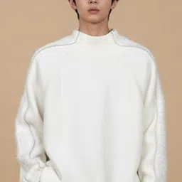 HERE&NOW Men Pullover with Fuzzy Detail image 2