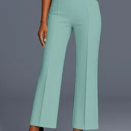SWADESI STUFF Women Relaxed Wide Leg Trousers-image-2