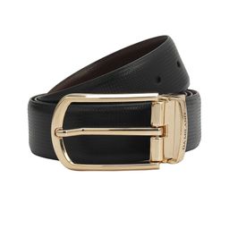 Da Milano Men Textured Leather Reversible Belt-picture-20
