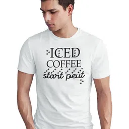 Seekbuylove Men Bio Finish Iced Coffee Starts Cute Round Neck Pure Cotton T-shirt-picture-37