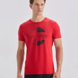 Pepe Jeans Brand Logo Printed Pure Cotton Slim Fit T-shirt-picture-21