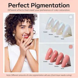 Modelones Colour Cube 9 In 1 Gel Nail Polish Palette with Brush 9g - Champagne On Ice 55A image 2