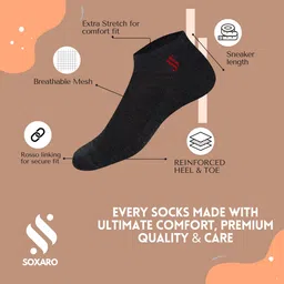 soxaro Men Solid Ankle Length image 3