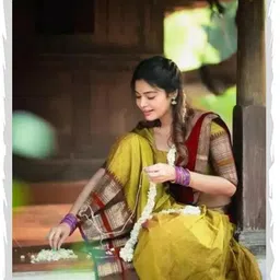 vimasashi Self Design Semi Stitched Lehenga Choli image 5