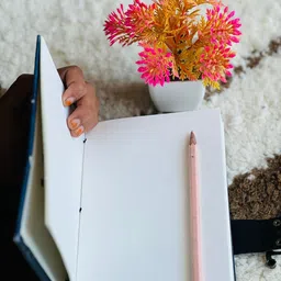 nizam handiicraft Girl New Printed Diary Notebook With Lock Clasp For Gift/Office A5 Diary 200 200 Pages image 4