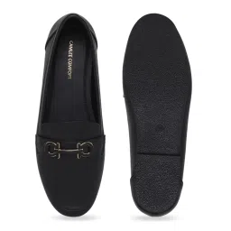 CAMLEE COMFORT Nemy Classic Metal Bit Loafers - Black image 4