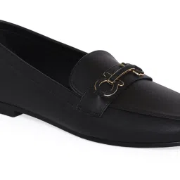 CAMLEE COMFORT Nemy Classic Metal Bit Loafers - Black image 5