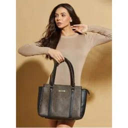 FARGO Stylish Brown Handbag 14 Inch Laptop Handbag (S)-image-10