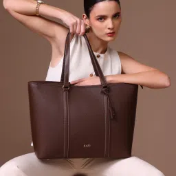 kazo fashion Kazo Brown Velin Tote Bag (L)-picture-16