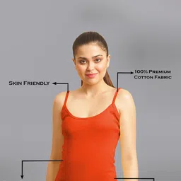 FBAR Non-Padded Pure Cotton Skin Friendly Camisoles image 2